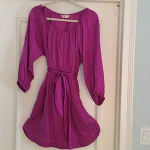 Rebecca Taylor silk purple dress