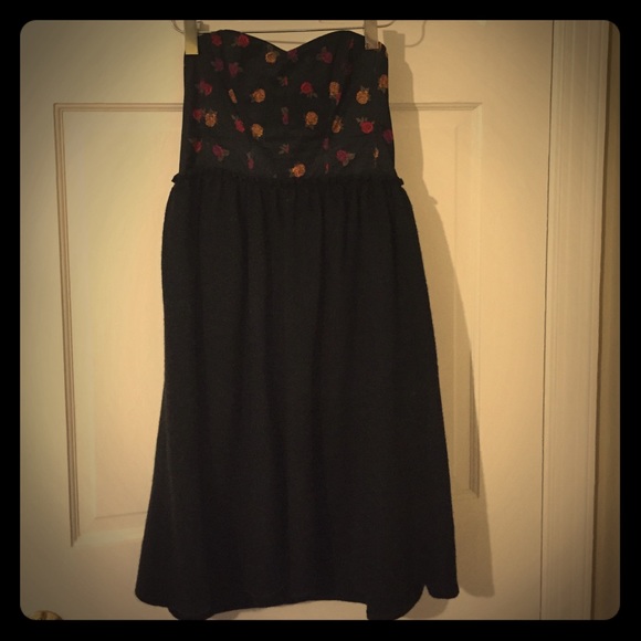 Anthropologie strapless dress