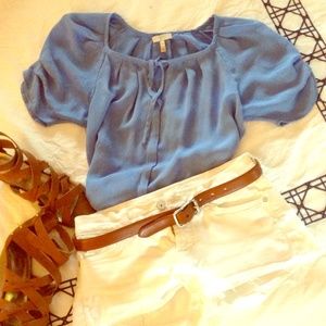 Blue Joie silk blouse