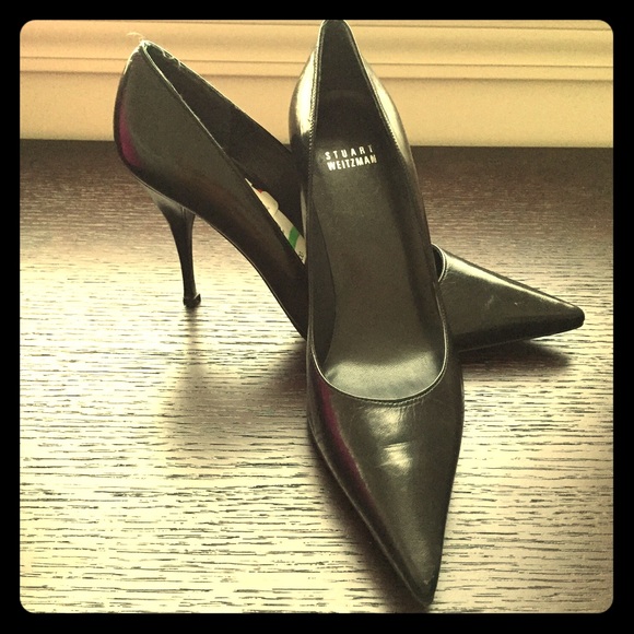 Stuart Weitzman black stiletto pumps - brand new