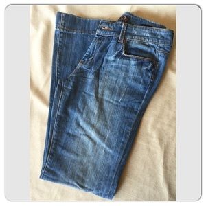 Seven7 Sexy Flare Blue Jeans
