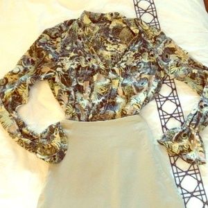 Bell sleeve Pattinson & Kincaid blouse