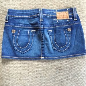 True Religion Jean Skirt