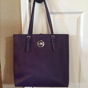 Authentic purple Michael Kors purse