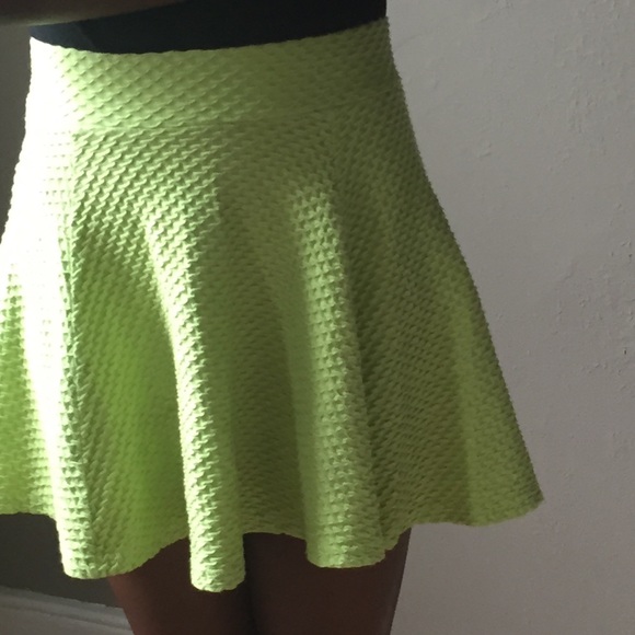 Green Skater Skirt - Picture 1 of 3