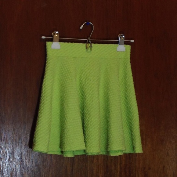 Green Skater Skirt - Picture 2 of 3