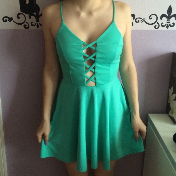 Foreign exchange skater dress