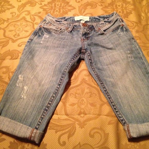 Blue jean shorts