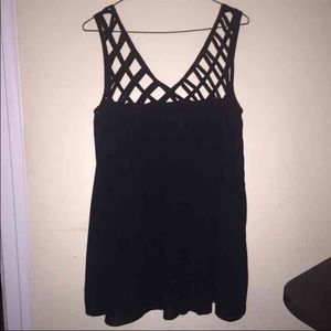 LF criss cross tank top