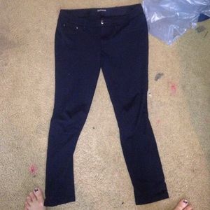 A pair of express black jeans