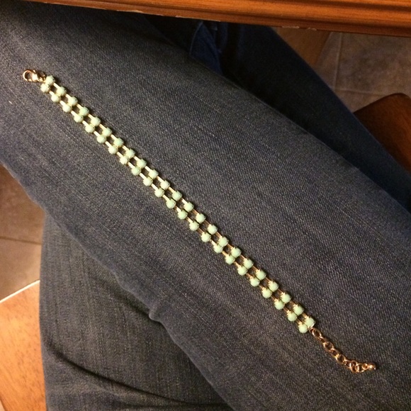 Turquoise Rhinestone bracelet - Picture 3 of 4