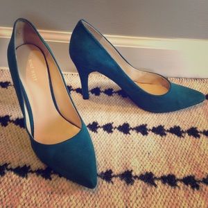 Teal Nine West Pumps