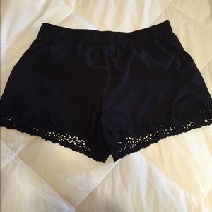 BACK ON SALE! black lace shorts