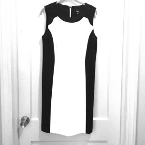 Black and White Shift dress