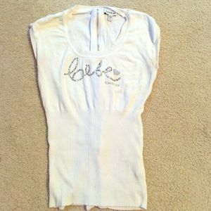 White Bebe shirt