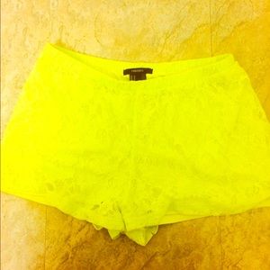 Lime Green Shorts