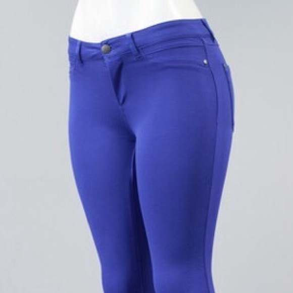 Skinny Stretch Royal Blue Pants