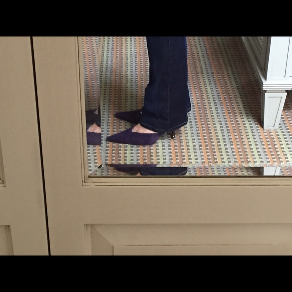 Donald J Pliner Couture plum mules - Picture 4 of 4