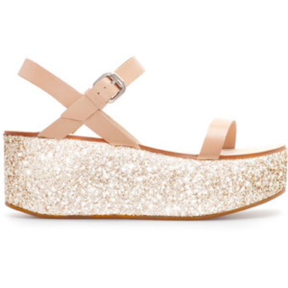 (ISO!) Zara Glitter Platforms!