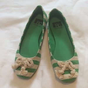 women's fabric flats