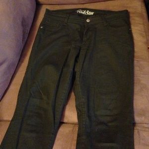 Old navy rock star jeans olive green