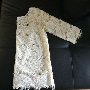 zara cream color blouse