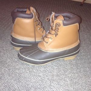 Duck boots!