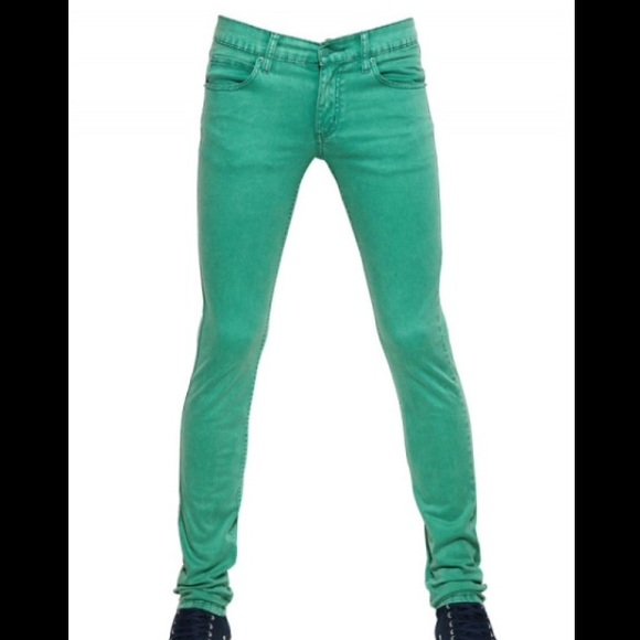 Cheap Monday Teal Green Skinny Jeans
