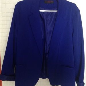 Royal blue blazer