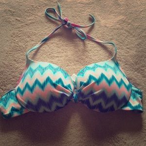 VS Pink push up bathing suit. Size M