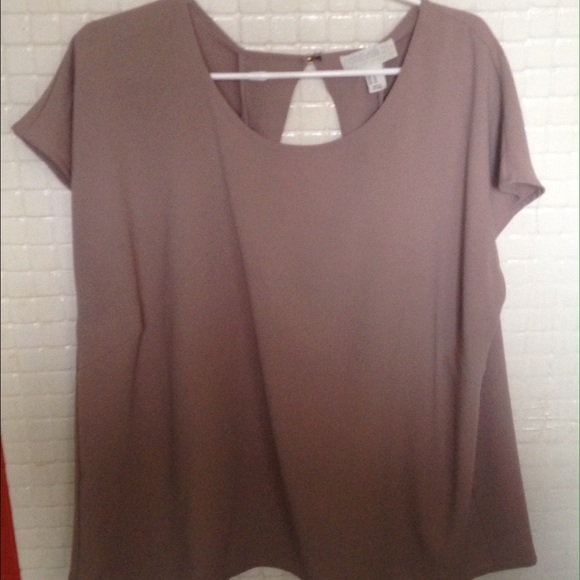 Blush/tan colored blouse