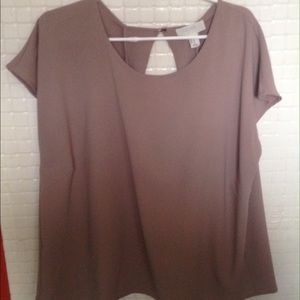 Blush/tan colored blouse