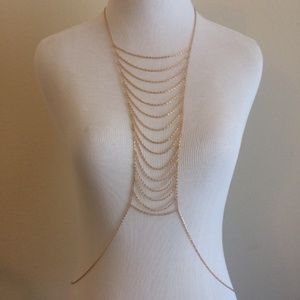 Body chain belly chain bikini chain jewelry gold