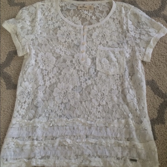 Hollister lace top