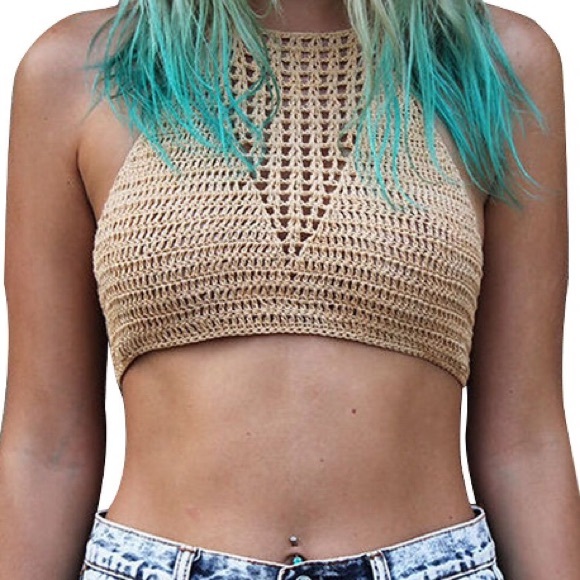 Crochet crop top