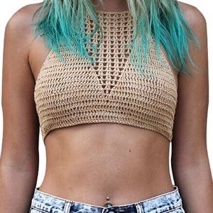 Crochet crop top