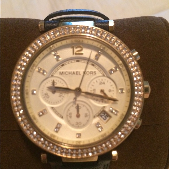 Michael Kors Jewelry - MK Navy blue and Gold