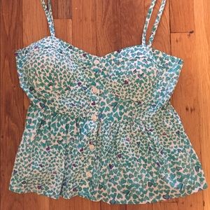 Forever 21 hearts tank top