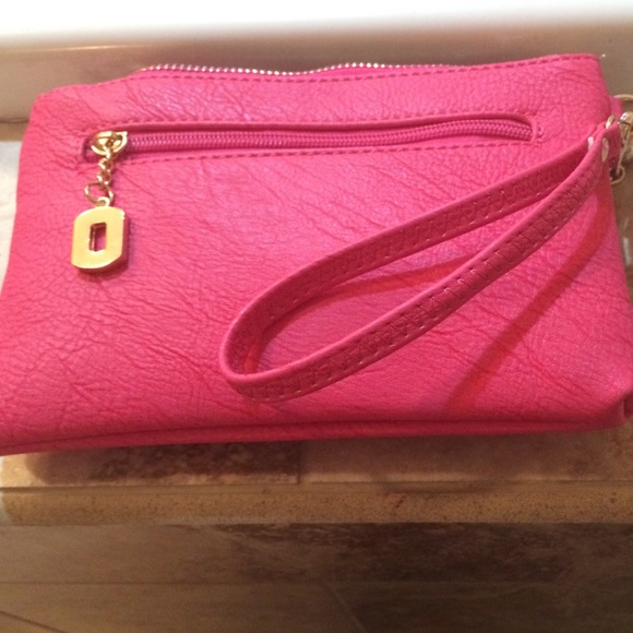 Hot pink wrist purse. - Picture 3 of 3