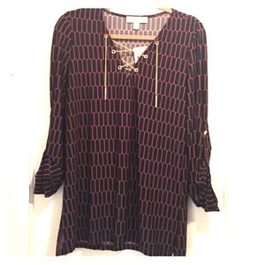 Michael Kors 3/4 sleeve top