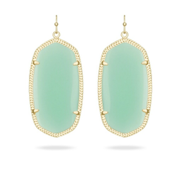 Sold KENDRA SCOTT EARRINGS- Elle's Chalcedony - Picture 4 of 4