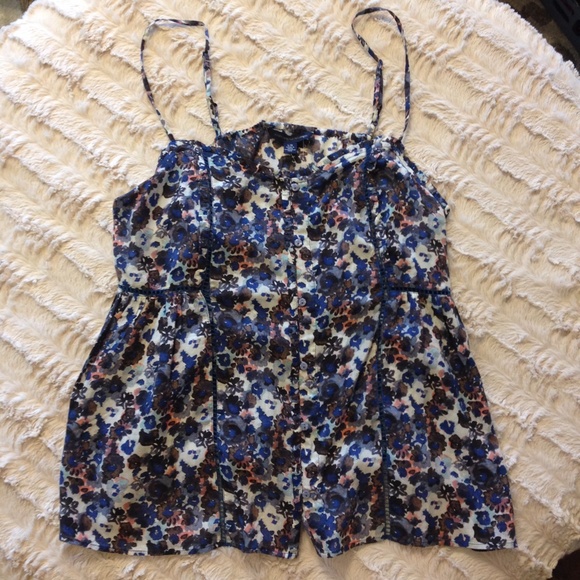 NWOT - New Spaghetti Strap floral top
