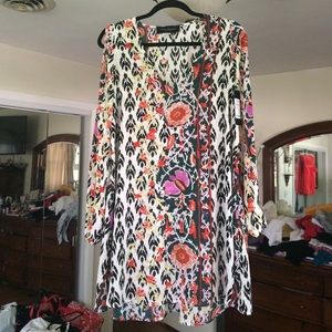 Akira Black label Slit sleeve dress.