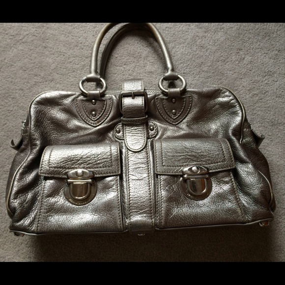 Marc jocabs handbag- dark silver