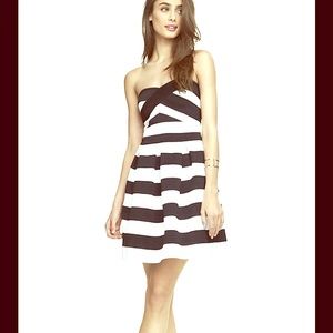 Express Black and White Bandage Dress