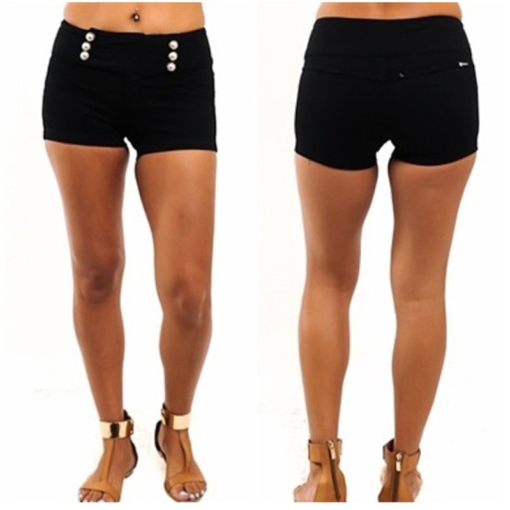 Black stylish shorts