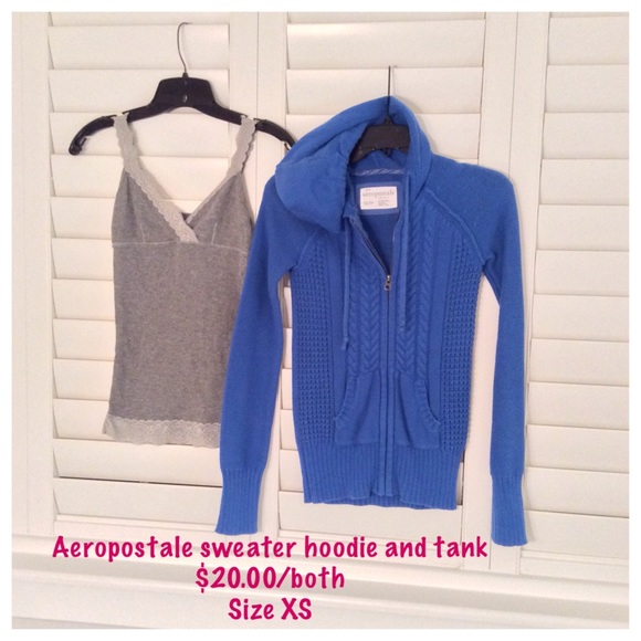 Aeropostale hoodie and tank top