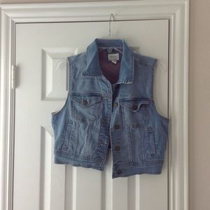 Forever 21 women's jean vest M