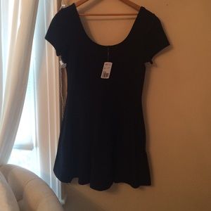 Forever 21 simple black cotton dress.