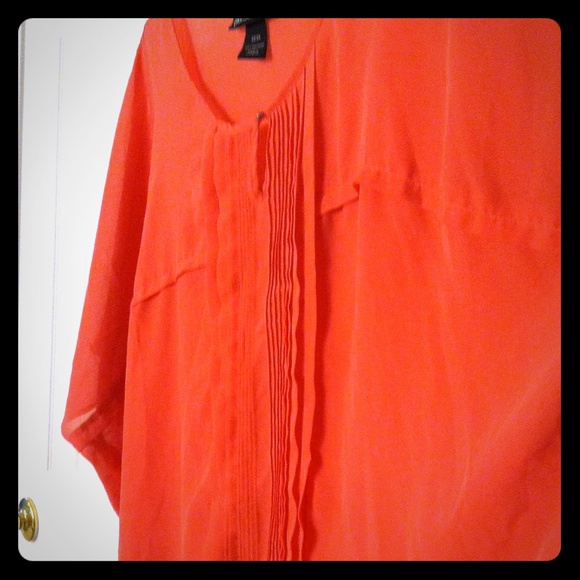 Lane Bryant Salmon Top